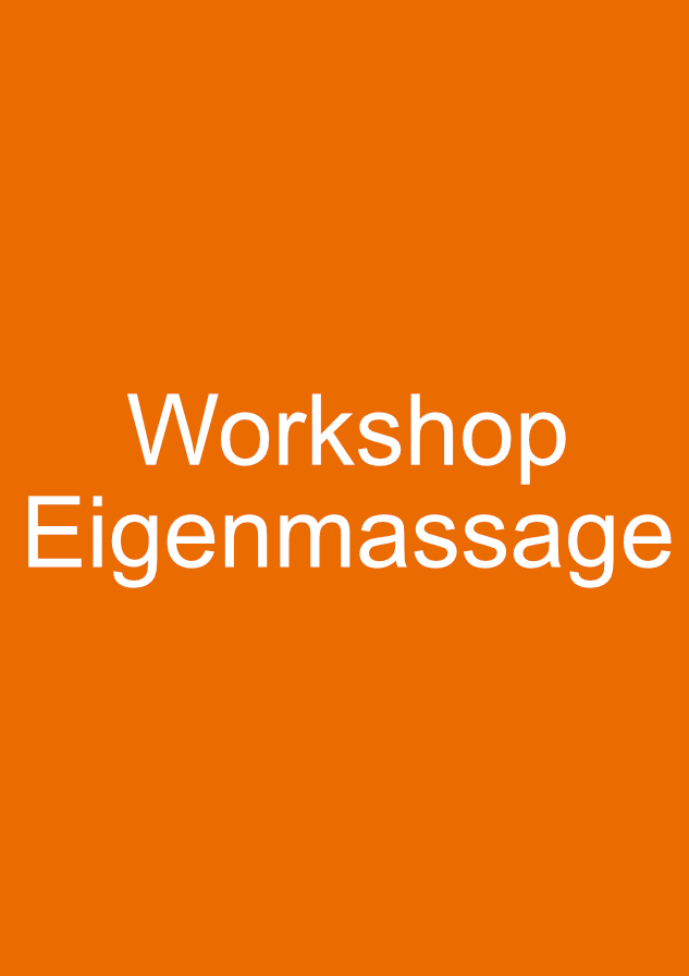 Workshop Eigenmassage